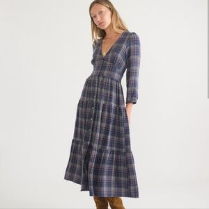 Marine Layer Plaid Dress